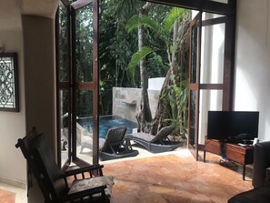 Pool - Sleeps 12 short walk to the best beach in Playa, Infiniti pool,  AC in all rooms (Playa del Carmen)