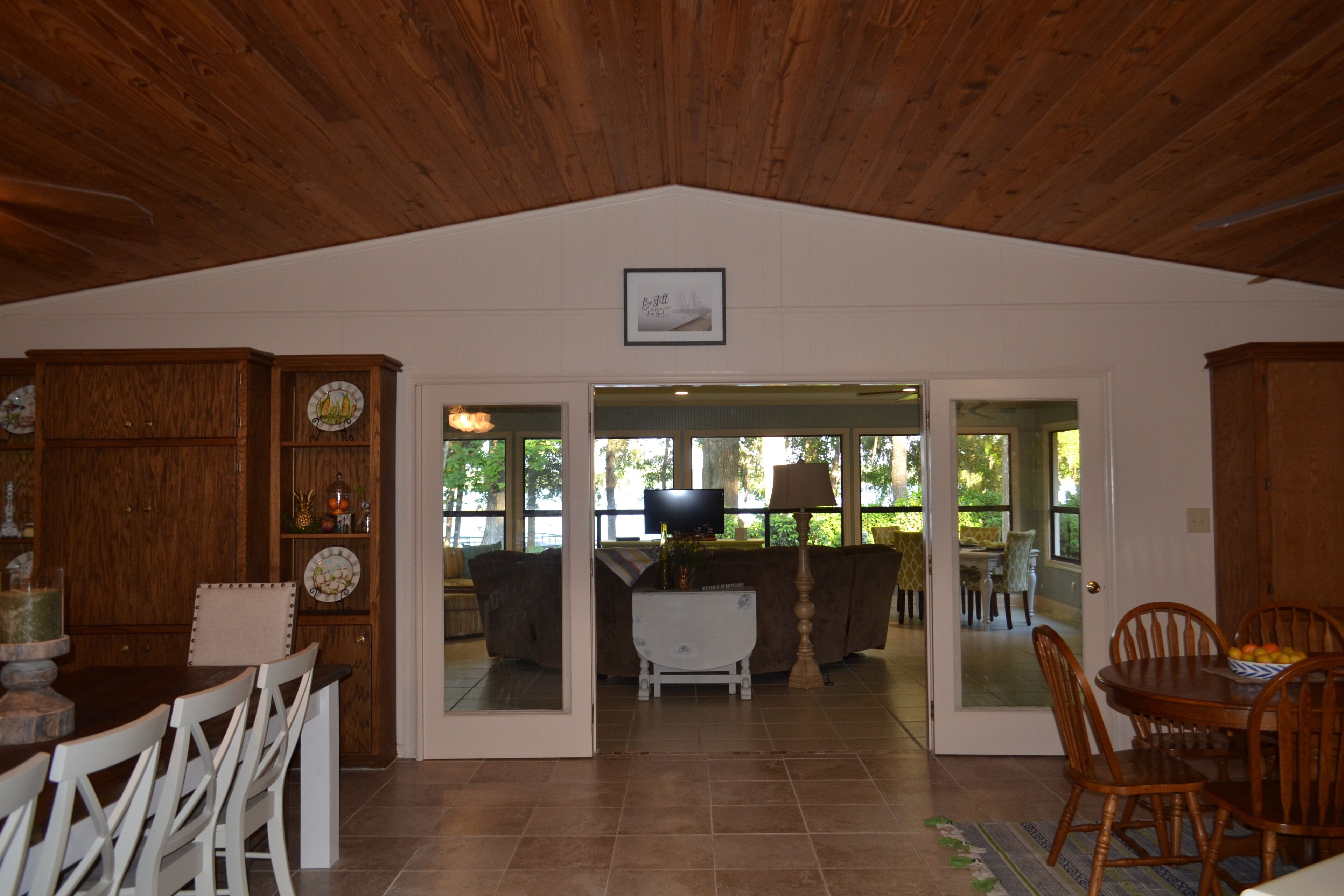 Love the ceiling and the open space.