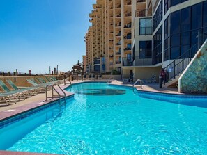 Indoor pool, outdoor pool