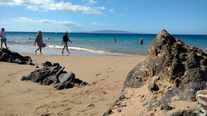 Sun loungers, beach towels