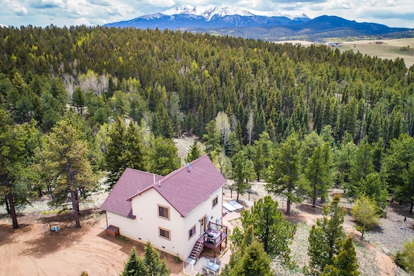 Exterior - Gorgeous Mountain Cabin on 35 acres! Hot-tub & Spectacular views of Pikes Peak! (Divide)