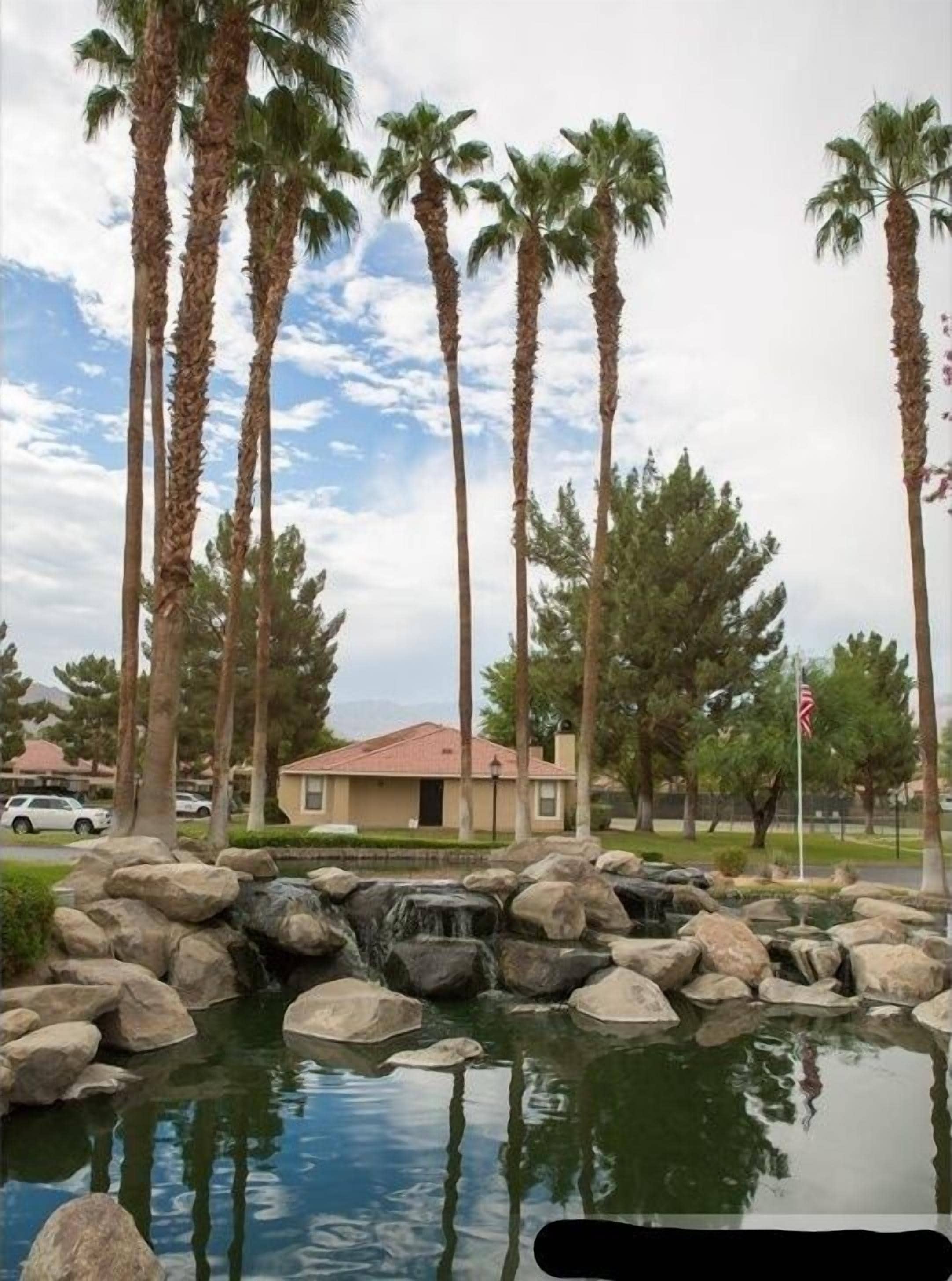 Blick von der Unterkunft