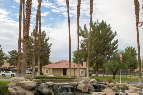 Blick von der Unterkunft