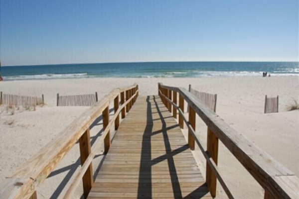 Boardwalk to beach