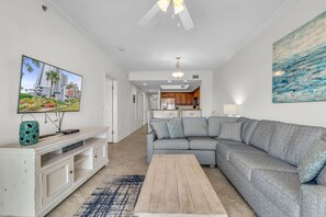 Smart TV, DVD player, books