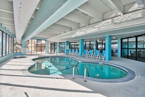 Indoor pool, a heated pool