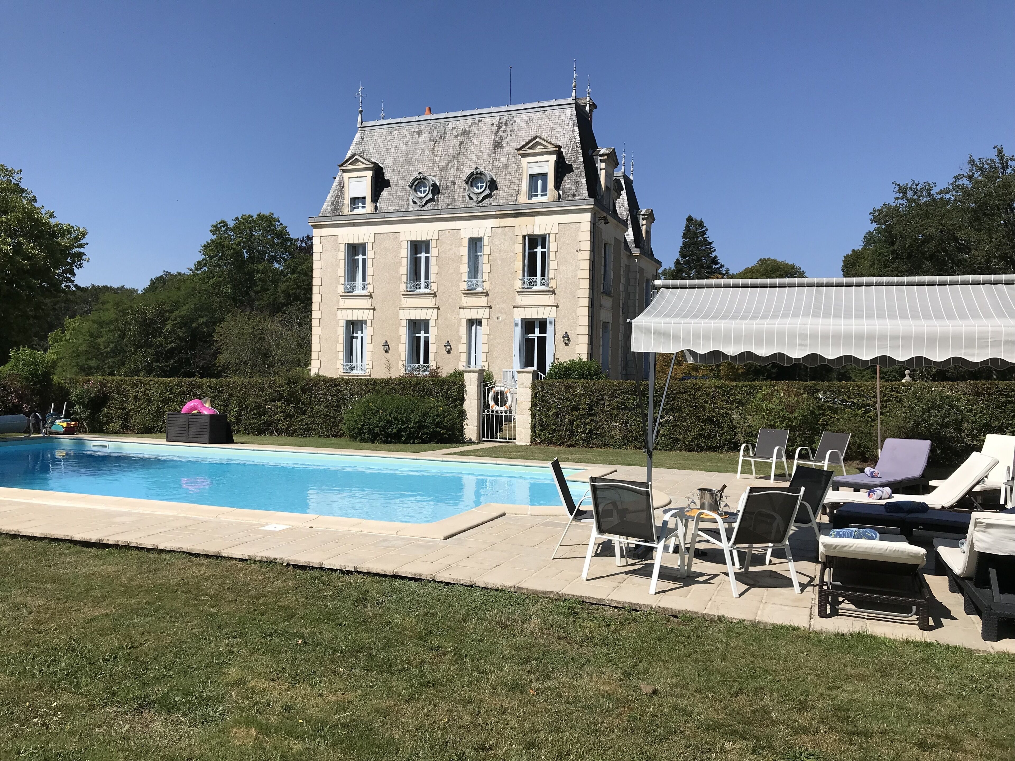 Una piscina climatizada