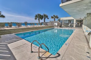 Indoor pool, a heated pool