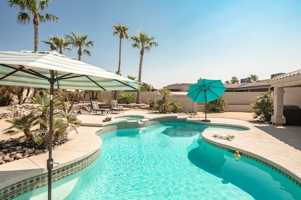 3 umbrellas for shade coverage