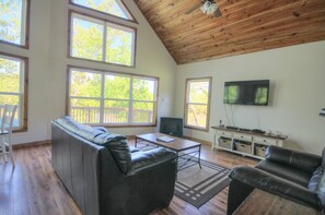 TV, caminetto, lettore DVD