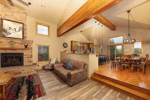 تلفزيون ذكي، مدفأة، مشغل دي في دي، مكتبة فيديو