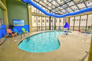Indoor pool, outdoor pool