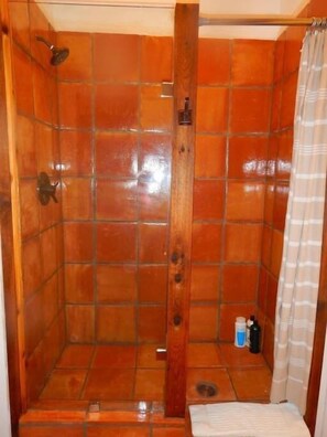Shower, towels - Sunrise Ridge: Modern. Spacious Inside & Outside. (Terlingua)
