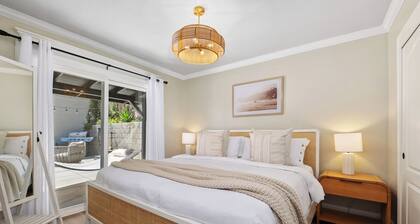 Tyylikäs Chic-tyyliin sisustettu ranta-mökki-keskus, patio, pyörät, kävelymatkan päässä rannasta