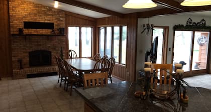 Family Friendly Leech Lake Home On Three Level Acres Of Lakeshore