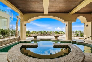 Una piscina climatizada