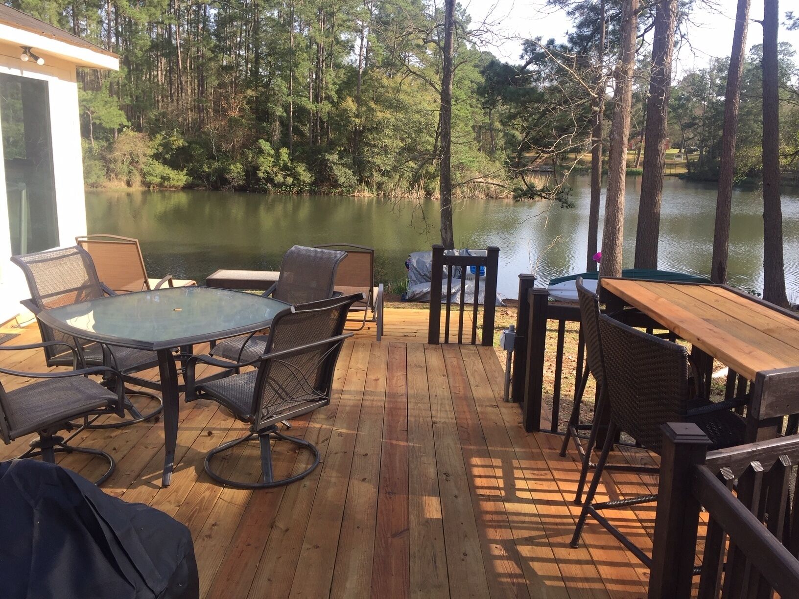 Large new terraced deck for your enjoyment.