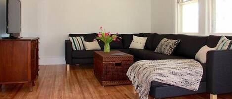 Una Smart TV, un reproductor de DVD, servicios de streaming