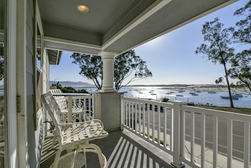 Bay view from the deck. You can also see Morro Rock and the back bay from here.