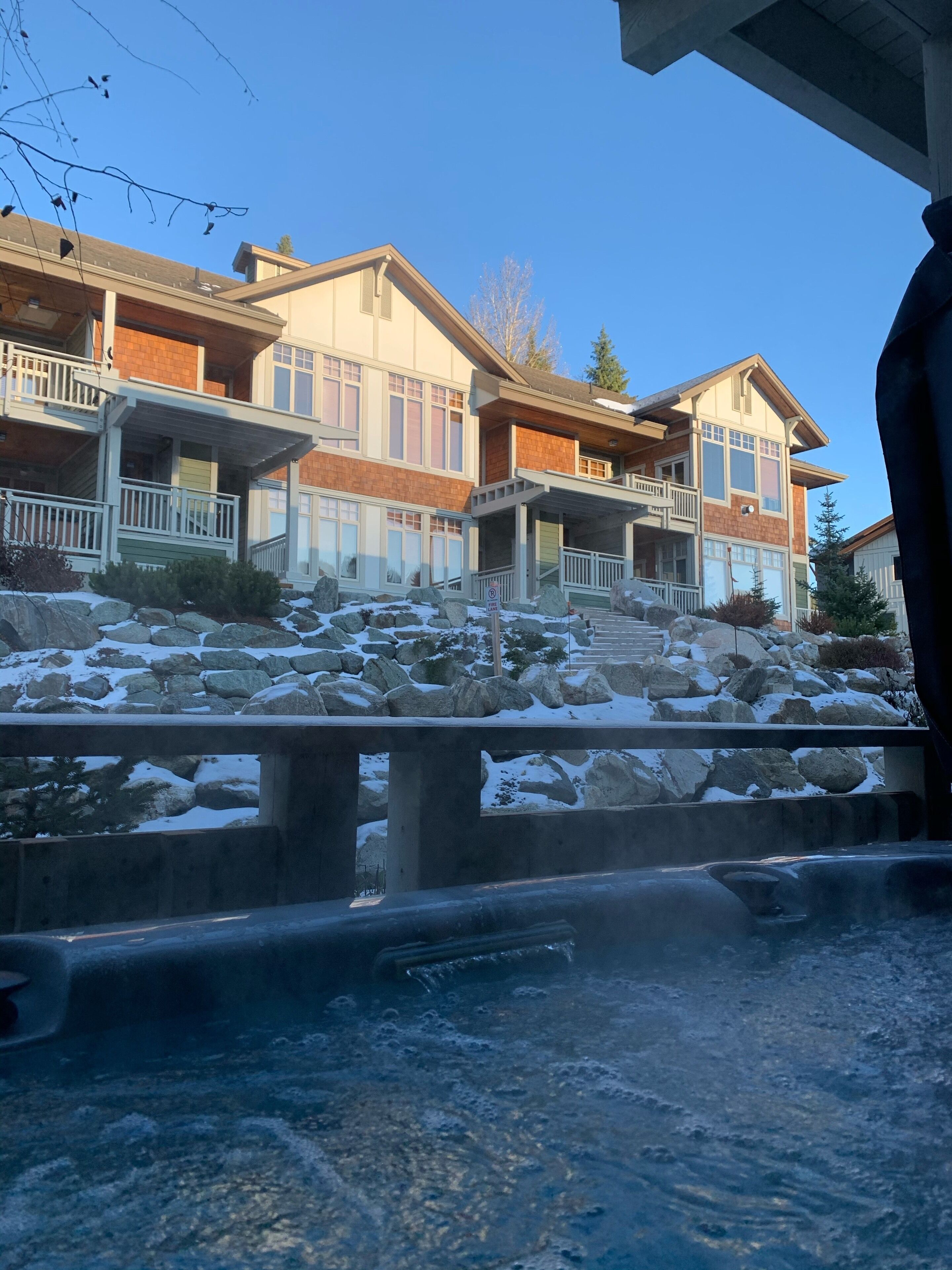 Bain à remous extérieur