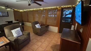 Smart TV, books, video library