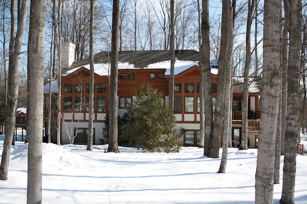 Slope side of condo