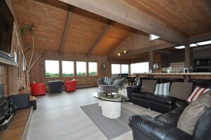 TV, peis, videospill og DVD-spiller