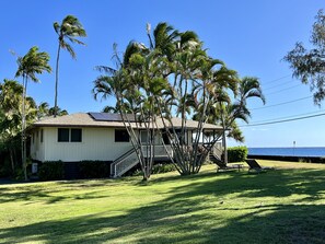 Exterior - Oceanfront Beach Home w/ Hot Tub, EV Charger – Steps to Poipu Beach Park! (Koloa)