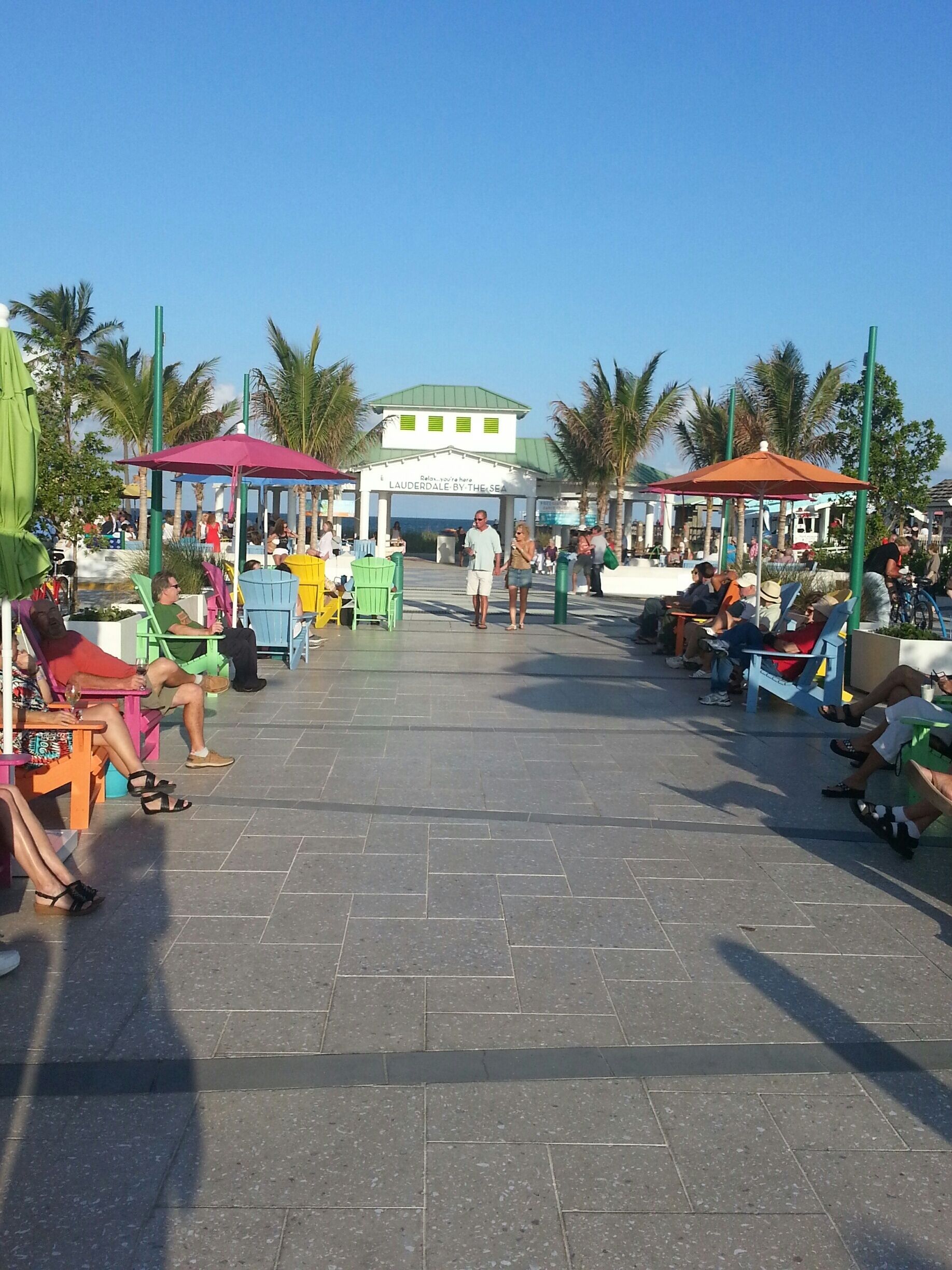 Parkering på området