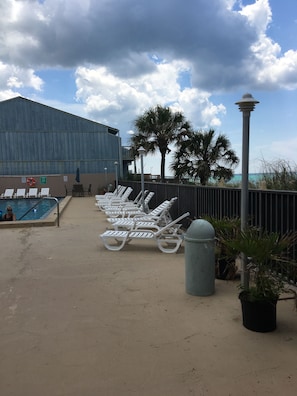 pool area-with view of ocean