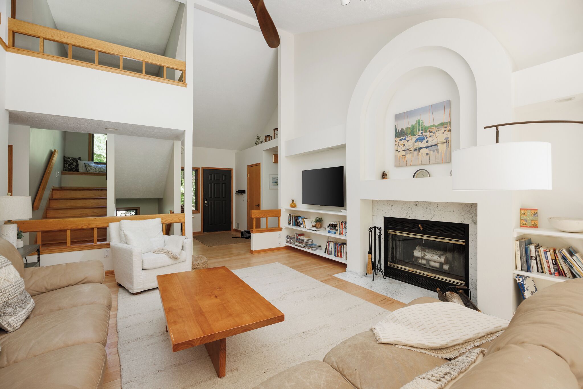 TV, fireplace, DVD player, stereo