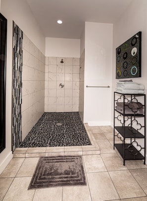 Huge Walk-in Shower 