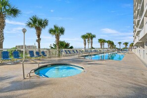 Indoor pool - Beautiful Oceanfront Condo, Jacuzzi Tub, Lazy River | Crescent Shores - N 1804 (North Myrtle Beach)