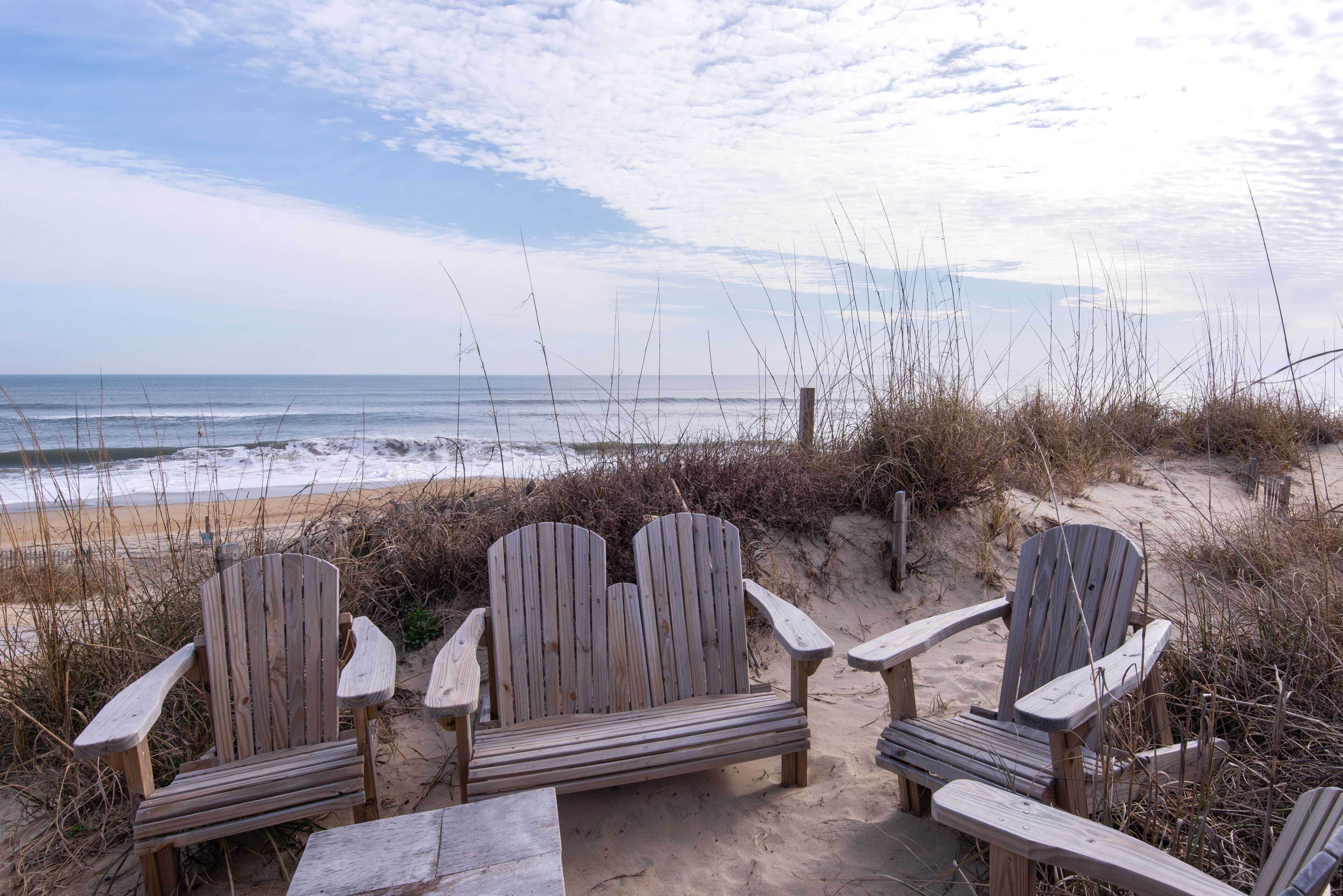 Sun-loungers, beach towels