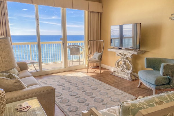 Breathtaking gulf views from our living room