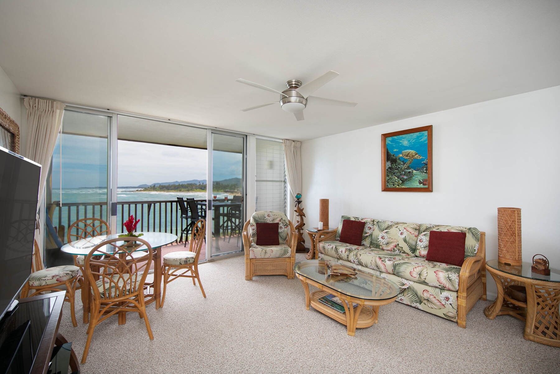 Smart TV, DVD player, stereo