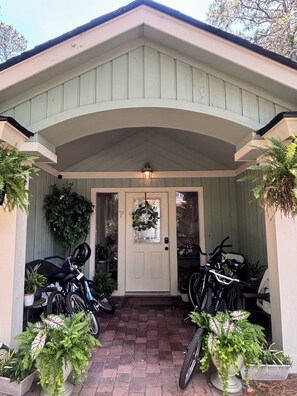 Exterior detail - Charming Beach Home Away from Home! Just a short walk to our neighborhood beach! (Hilton Head Island)