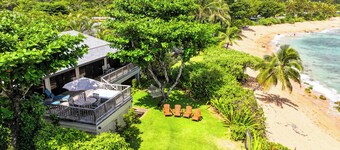 * Beachfront Luxury Home i Haena nær Tunnels beach TVNCU-1214