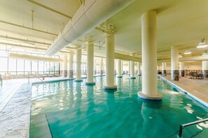 Indoor pool, a heated pool