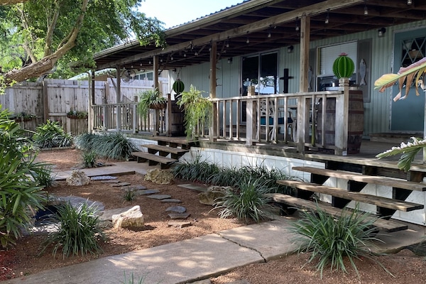 Large patio deck