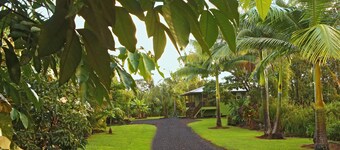 Secluded garden bungalow in the jungle 