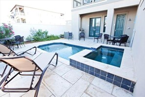 Indoor pool, outdoor pool
