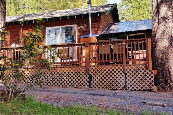 Cabin 12 - Lake Almanor
View of back of cabin with deck