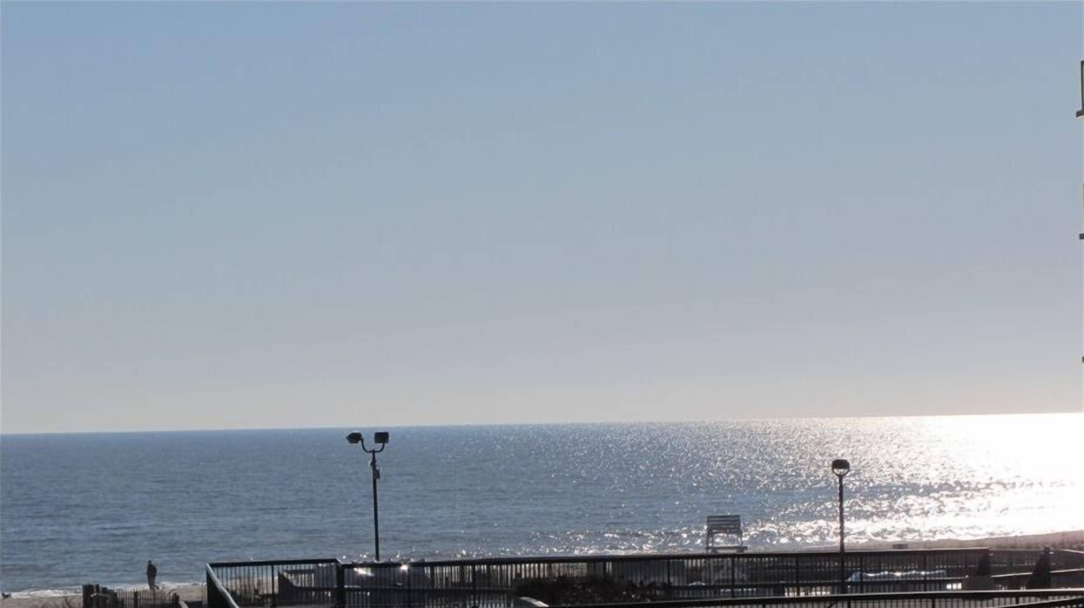 Sun rise as seen from our balcony 