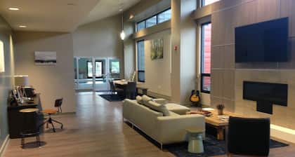 A cozy non-smoking condo on the Fraser River in downtown Winter Park.