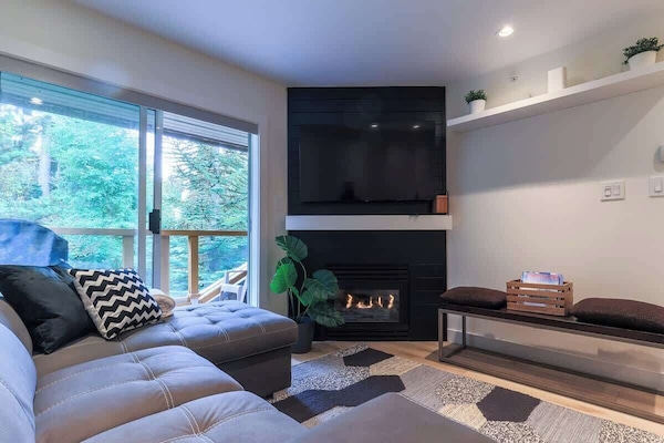 Main Floor Living Room with 55" TV
