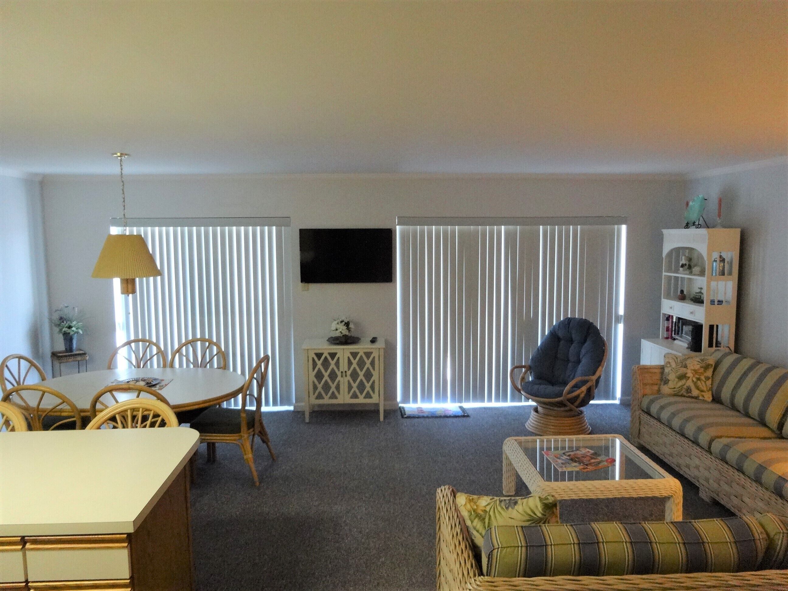 TV, DVD player, books