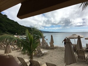 Beach nearby, beach towels