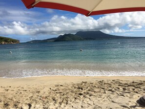 Tæt på stranden, badehåndklæder