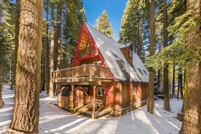 Fun Cabin, Ping Pong, Pool Table, Hot Tub, Backs to forest,Pets, Homewood ski in